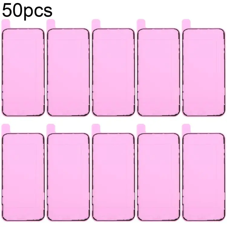 For iPhone 11 50pcs OEM LCD Frame Bezel Waterproof Adhesive Gasket, Airtightness Test Compatible