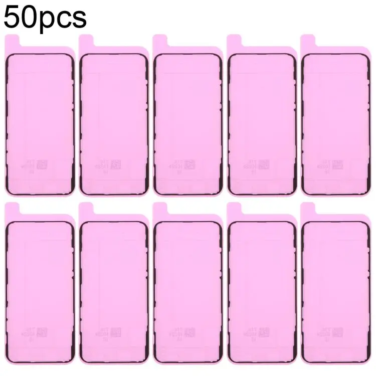 For iPhone 11 Pro 50pcs OEM LCD Frame Bezel Waterproof Adhesive Gasket, Airtightness Test Compatible