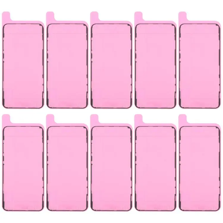 For iPhone 11 Pro Max 10pcs OEM LCD Frame Bezel Waterproof Adhesive Gasket, Airtightness Test Compatible