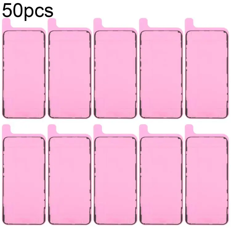 For iPhone 11 Pro Max 50pcs OEM LCD Frame Bezel Waterproof Adhesive Gasket, Airtightness Test Compatible