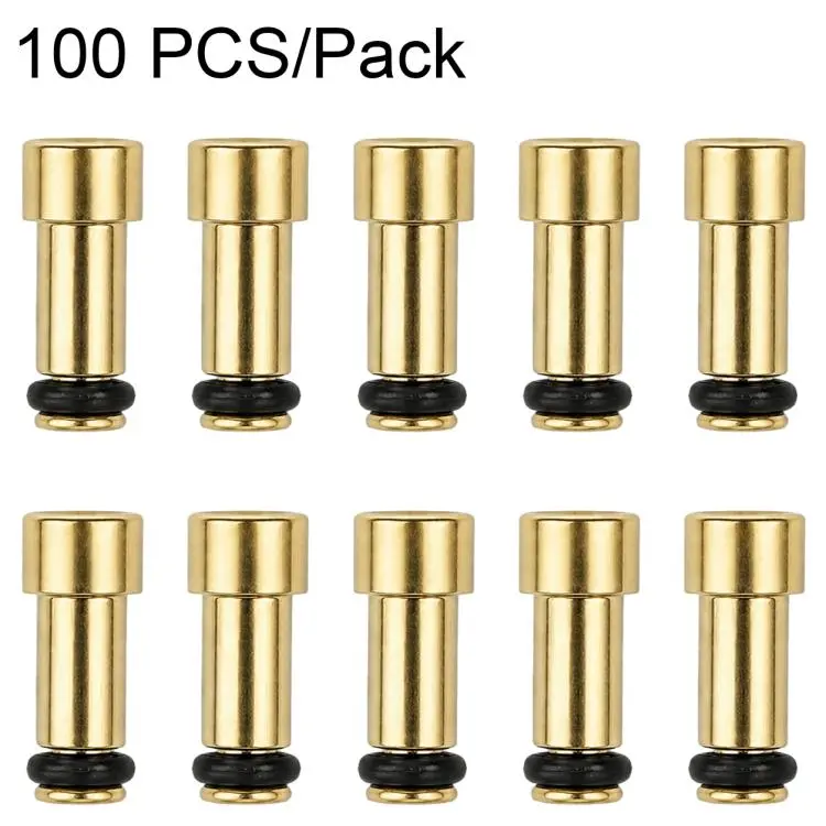 For iPhone 12-17 Pro Max 100 PCS/Pack SIM Card Slot Spring (Gold)