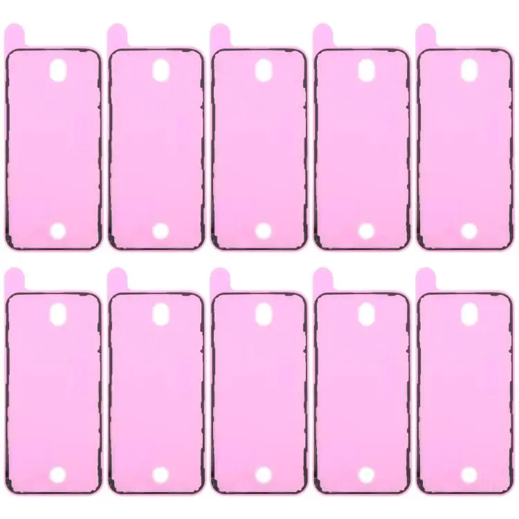 For iPhone 12 Pro 10pcs OEM LCD Frame Bezel Waterproof Adhesive Gasket, Airtightness Test Compatible