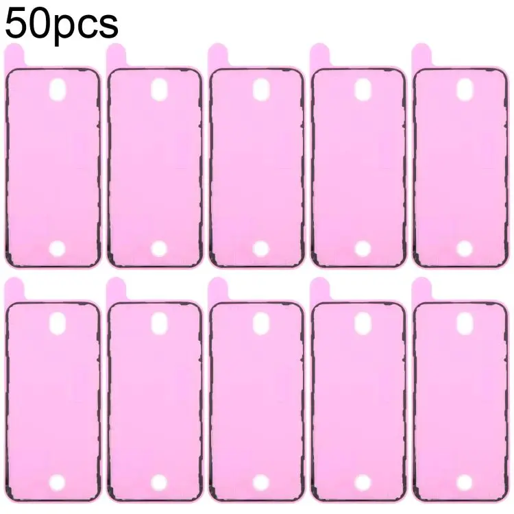 For iPhone 12 Pro 50pcs OEM LCD Frame Bezel Waterproof Adhesive Gasket, Airtightness Test Compatible