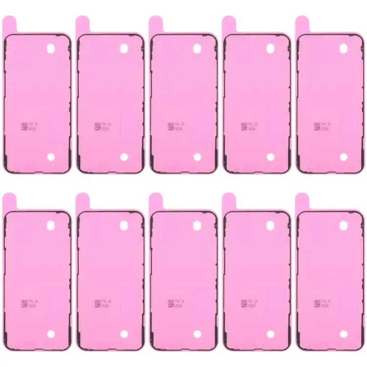 For iPhone 13 Pro 10pcs OEM LCD Frame Bezel Waterproof Adhesive Gasket, Airtightness Test Compatible