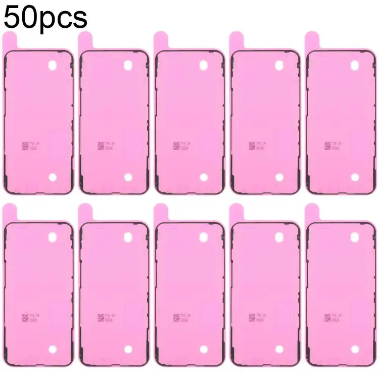 For iPhone 13 Pro 50pcs OEM LCD Frame Bezel Waterproof Adhesive Gasket, Airtightness Test Compatible