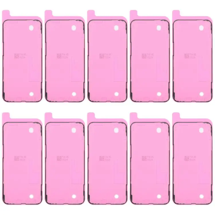 For iPhone 13 Pro Max 10pcs OEM LCD Frame Bezel Waterproof Adhesive Gasket, Airtightness Test Compatible
