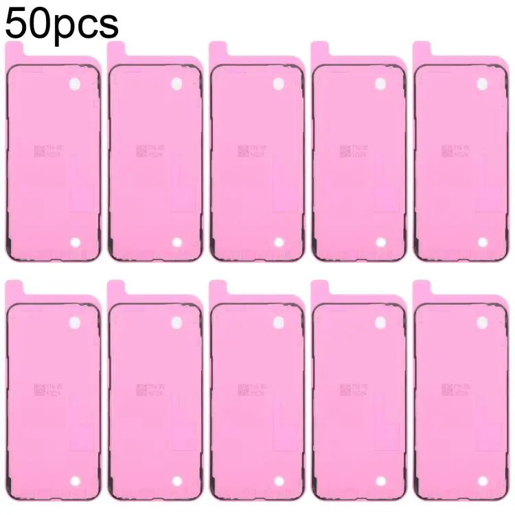 For iPhone 13 Pro Max 50pcs OEM LCD Frame Bezel Waterproof Adhesive Gasket, Airtightness Test Compatible