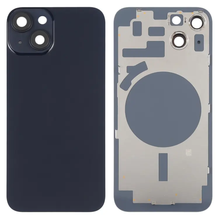 For iPhone 14 Back Housing Cover with Camera Lens(Black)