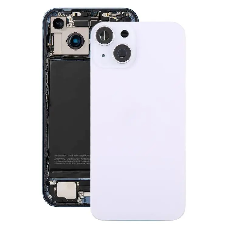 For iPhone 14 EU Version Battery Back Cover with Middle Frame(Purple)