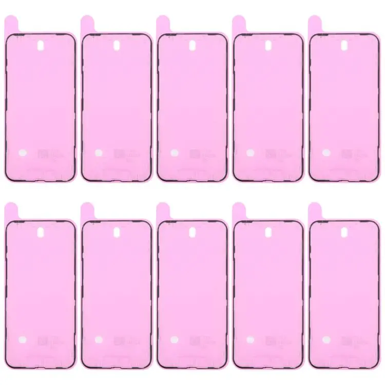 For iPhone 14 Plus 10pcs OEM LCD Frame Bezel Waterproof Adhesive Gasket, Airtightness Test Compatible