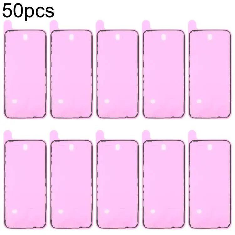 For iPhone 14 Plus 50pcs OEM Back Housing Cover Adhesive, Airtightness Test Compatible