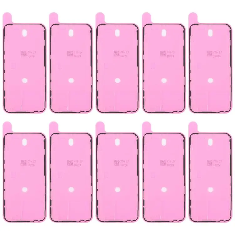 For iPhone 15 10pcs OEM Back Housing Cover Adhesive, Airtightness Test Compatible