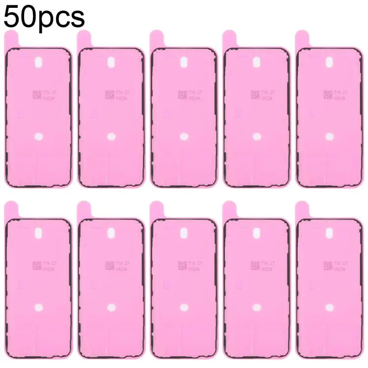 For iPhone 15 50pcs OEM Back Housing Cover Adhesive, Airtightness Test Compatible