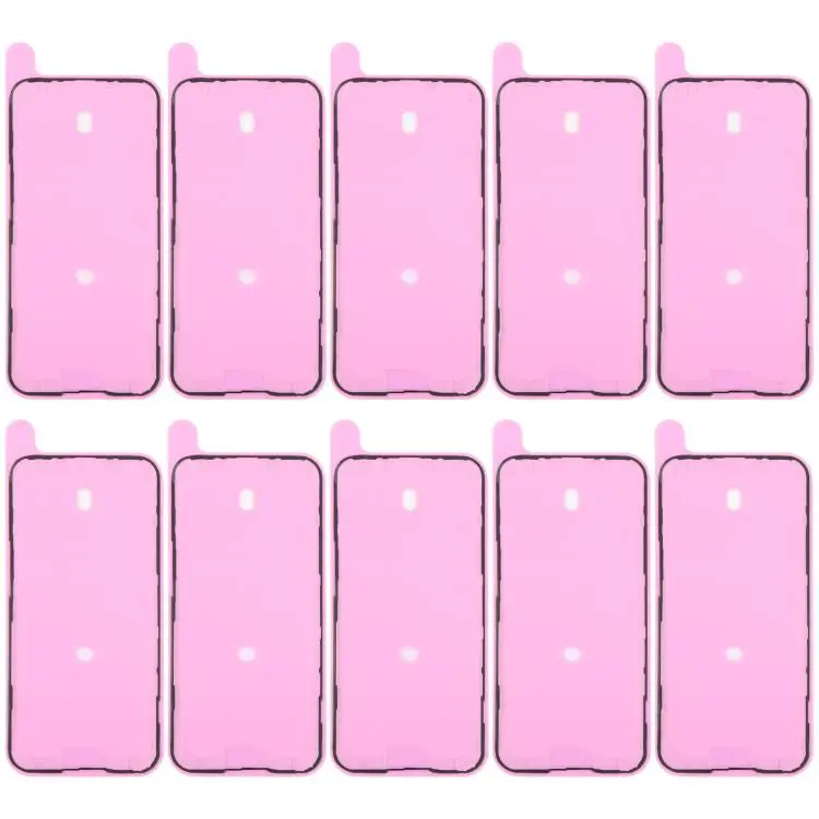 For iPhone 15 Plus 10pcs OEM LCD Frame Bezel Waterproof Adhesive Gasket, Airtightness Test Compatible