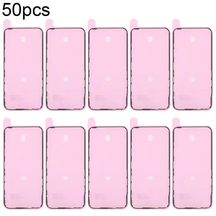 For iPhone 15 Plus 50pcs OEM Back Housing Cover Adhesive, Airtightness Test Compatible