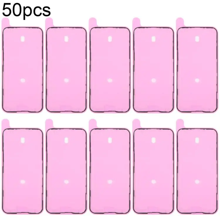For iPhone 15 Plus 50pcs OEM LCD Frame Bezel Waterproof Adhesive Gasket, Airtightness Test Compatible