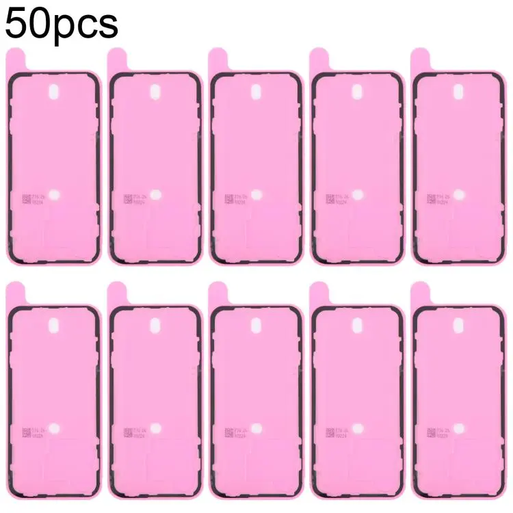 For iPhone 15 Pro 50pcs OEM Back Housing Cover Adhesive, Airtightness Test Compatible