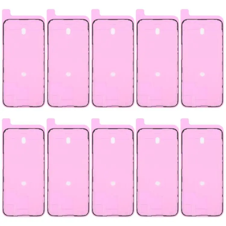 For iPhone 15 Pro Max 10pcs OEM LCD Frame Bezel Waterproof Adhesive Gasket, Airtightness Test Compatible