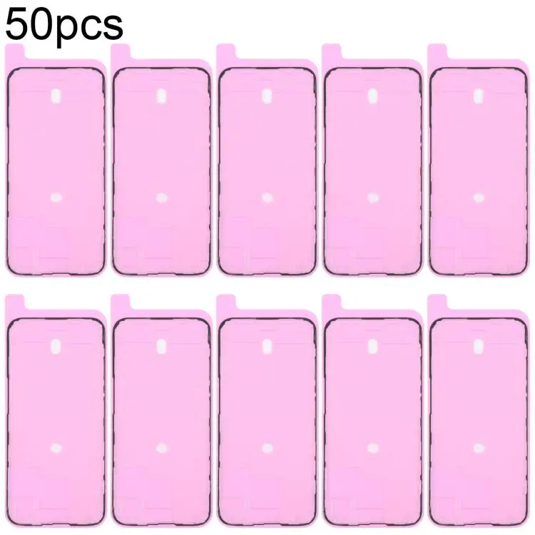 For iPhone 15 Pro Max 50pcs OEM LCD Frame Bezel Waterproof Adhesive Gasket, Airtightness Test Compatible