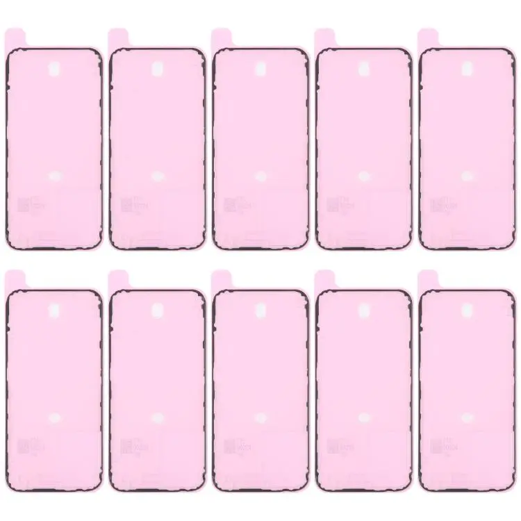 For iPhone 16 10pcs OEM Back Housing Cover Adhesive, Airtightness Test Compatible