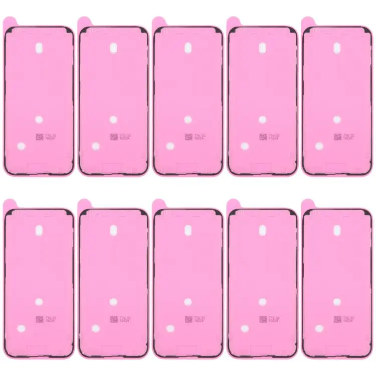 For iPhone 16 Pro Max 10pcs OEM LCD Frame Bezel Waterproof Adhesive Gasket, Airtightness Test Compatible