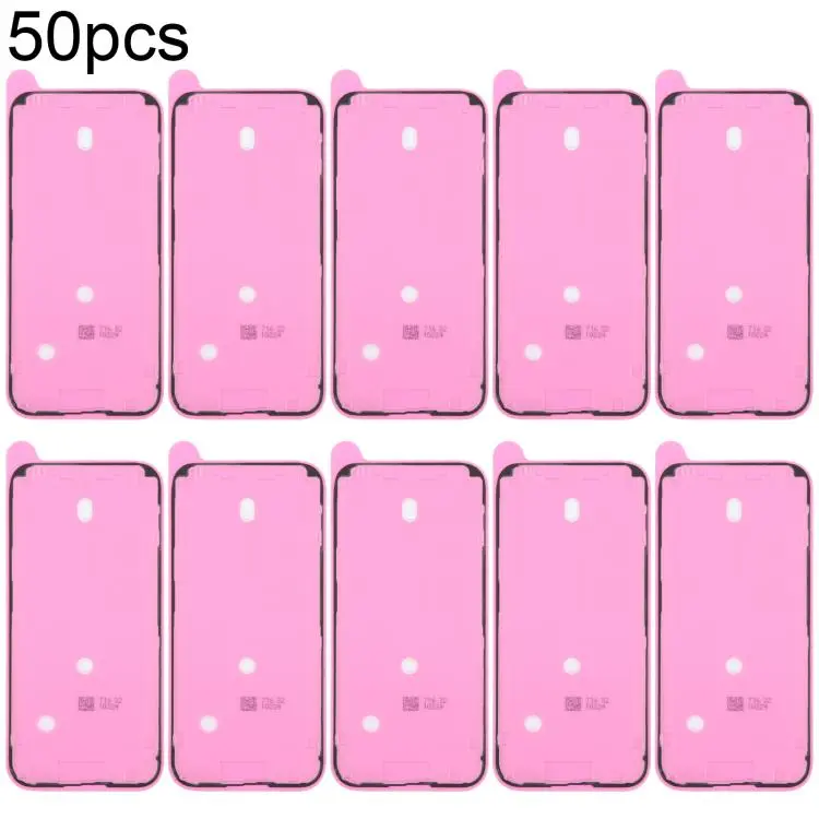 For iPhone 16 Pro Max 50pcs OEM LCD Frame Bezel Waterproof Adhesive Gasket, Airtightness Test Compatible