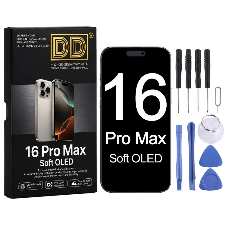 For iPhone 16 Pro Max DD Soft OLED Screen