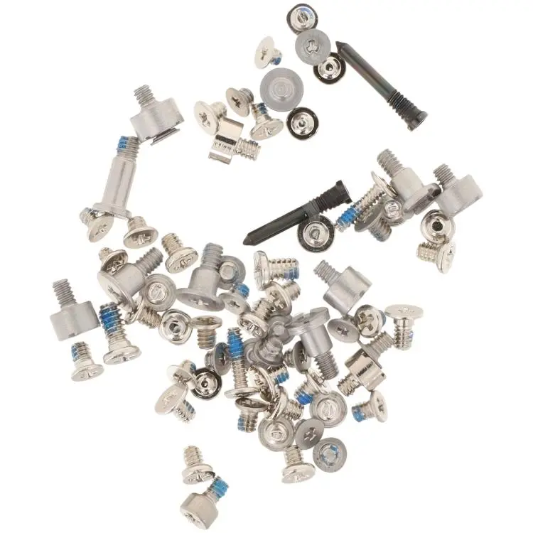 For iPhone 16e Complete Set Screws and Bolts (Black)