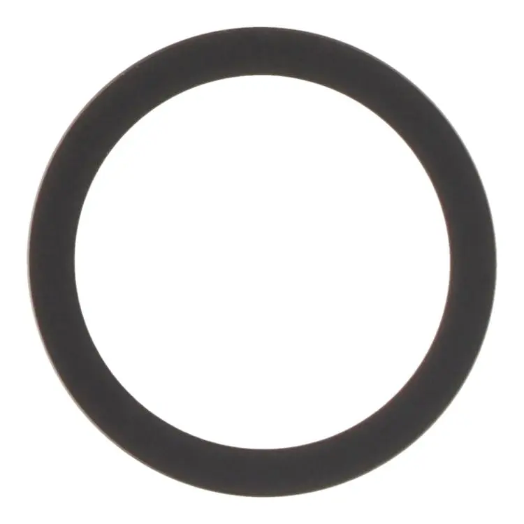 For iPhone 17e Rear Camera Glass Lens Metal Outside Protector Hoop Ring (Black)