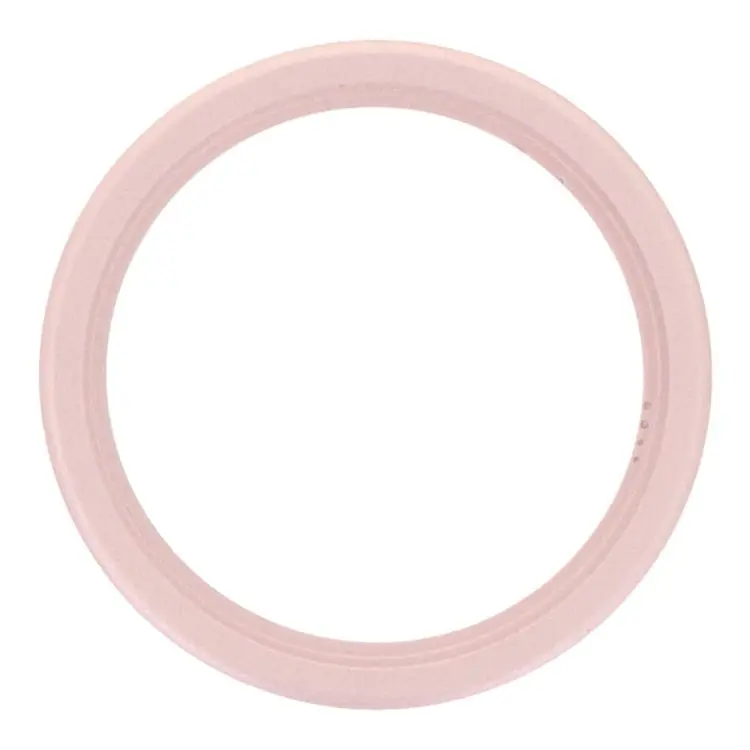 For iPhone 17e Rear Camera Glass Lens Metal Outside Protector Hoop Ring (Pink)