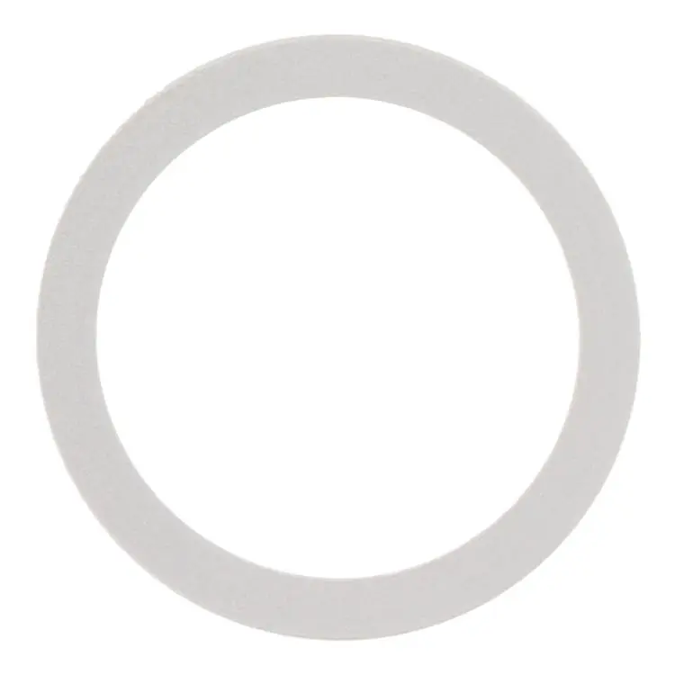 For iPhone 17e Rear Camera Glass Lens Metal Outside Protector Hoop Ring (White)