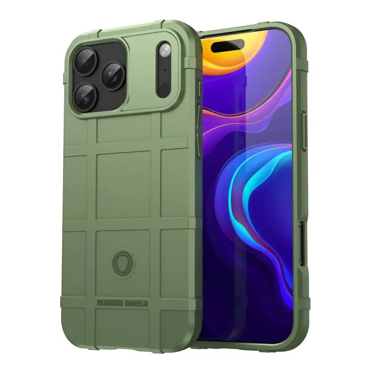 For iPhone 18 Pro Max Full Coverage Shockproof TPU Phone Case(Green)