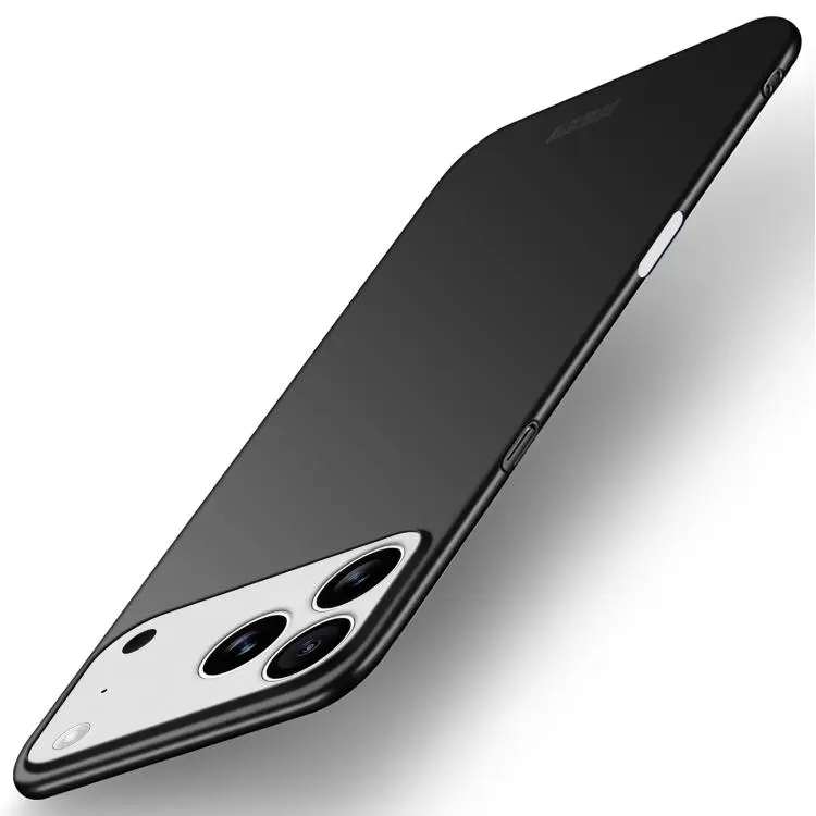 For iPhone 18 Pro Max MOFI Frosted PC Ultra-thin Hard Phone Case(Black)