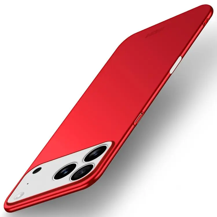 For iPhone 18 Pro Max MOFI Frosted PC Ultra-thin Hard Phone Case(Red)
