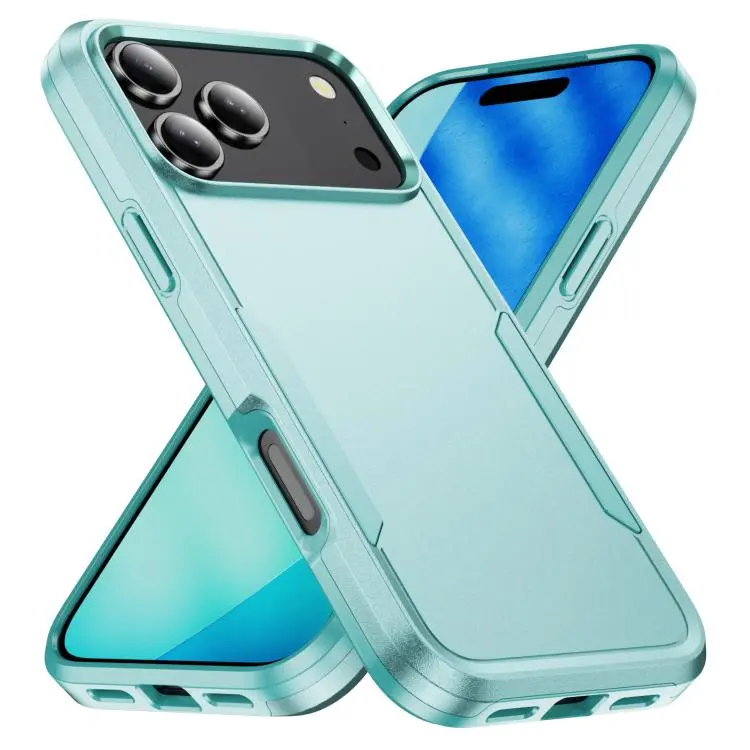 For iPhone 18 Pro Max Pioneer Armor Heavy Duty PC + TPU Phone Case(Green)
