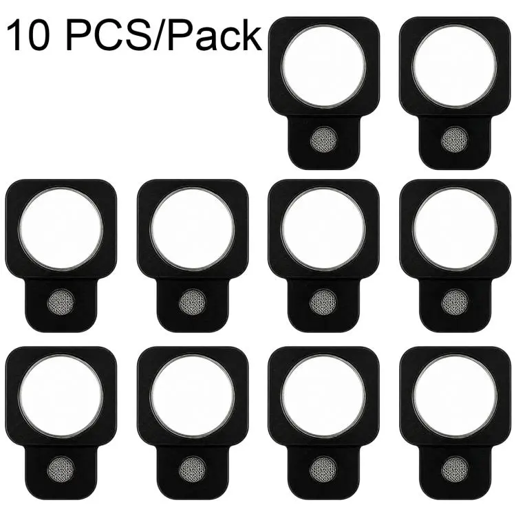 For iPhone Air 10 PCS/Pack Flash Dust Mesh (Black)
