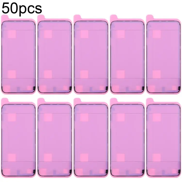 For iPhone X 50pcs OEM LCD Frame Bezel Waterproof Adhesive Gasket, Airtightness Test Compatible