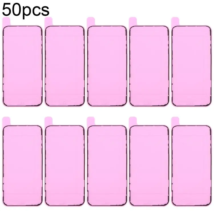 For iPhone XR 50pcs OEM LCD Frame Bezel Waterproof Adhesive Gasket, Airtightness Test Compatible