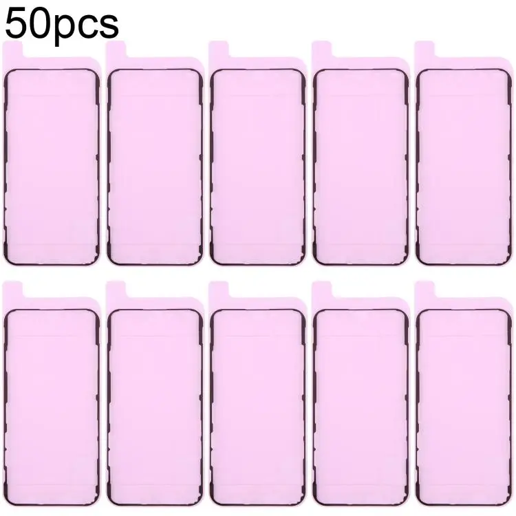For iPhone XS 50pcs OEM LCD Frame Bezel Waterproof Adhesive Gasket, Airtightness Test Compatible