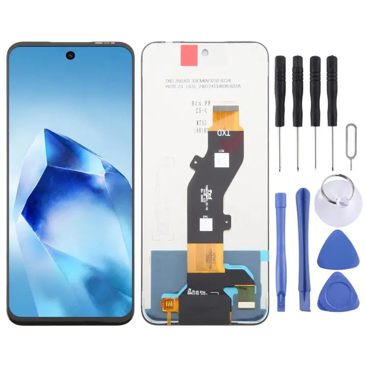 For Itel Power 70 OEM LCD Screen with Digitizer Full Assembly