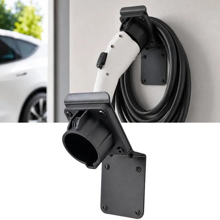 For J1772 US Standard EV Charger Plug Holder, Charging Station Gun Dock Bracket