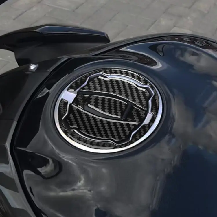 For Kawasaki Z900 6pcs /Set Fuel Tank Cap Stickers(Black)