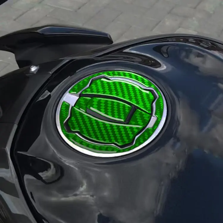 For Kawasaki Z900 6pcs /Set Fuel Tank Cap Stickers(Green)