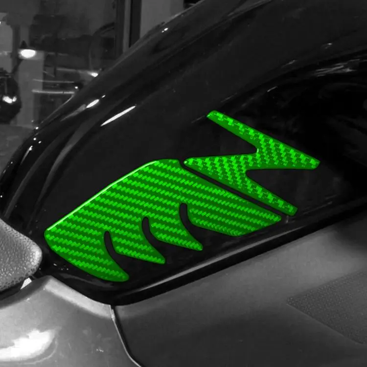 For Kawasaki Z900 6pcs /Set Fuel Tank Decorative Stickers(Green)