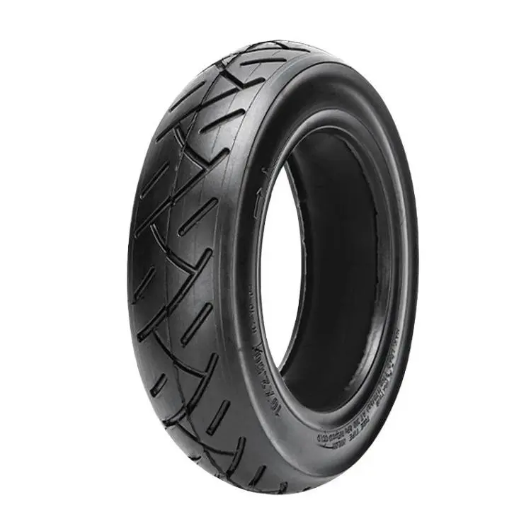 For Kugoo M4 Electric Scooter Anti-Slip Shock-Absorbing Wear-Resistant Rubber Tire 10 x 2.125 Outer Tire