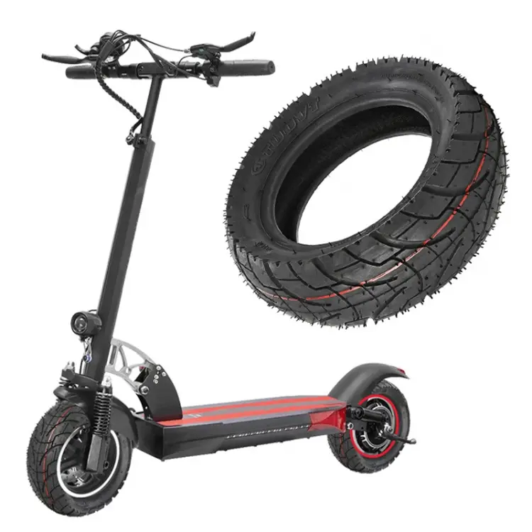 For KUGOO M4 TUOVT 80/65-6.5 10 inch Electric Skateboard Vacuum Explosion-Proof Outer Tire(Highway Tire)