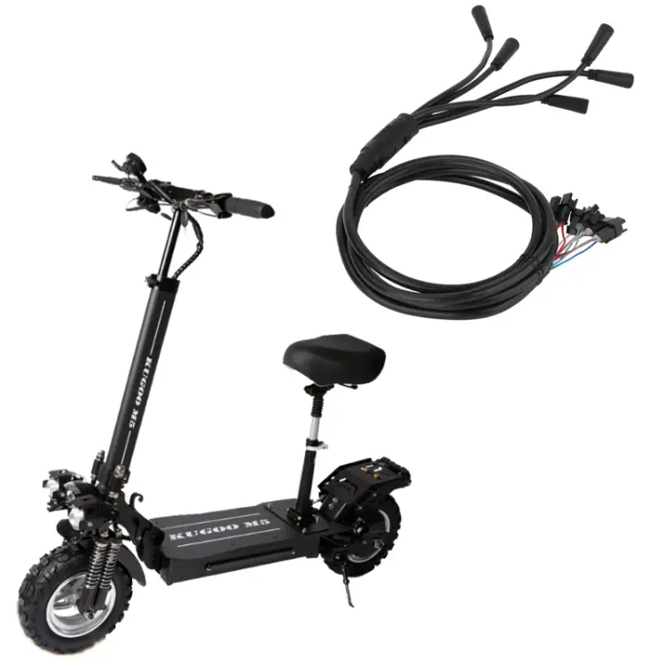 For KUGOO M5 AIMITE Electric Scooter One-To-Five Data Cables(Black)