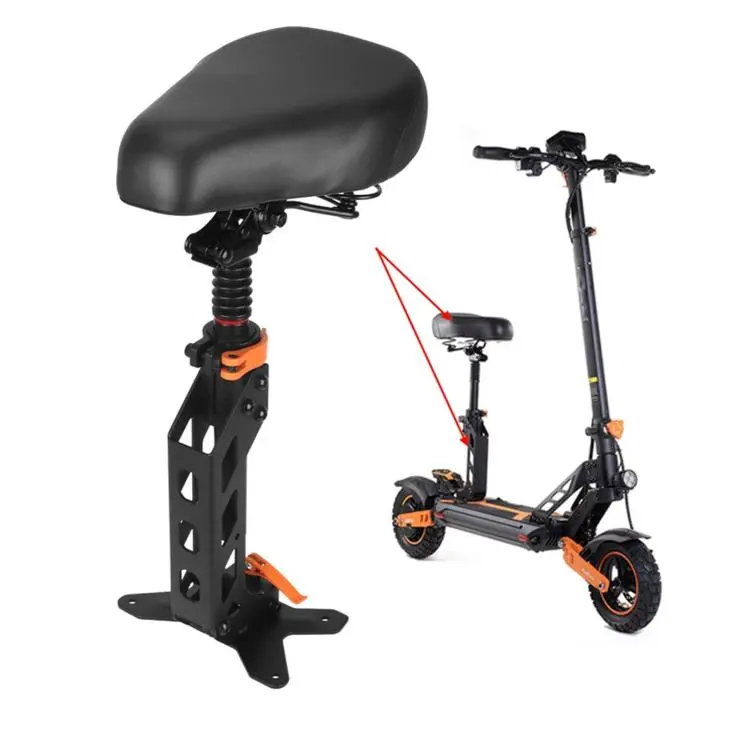 For KuKirin G2 Max Electric Scooter Seat Kit Padded Saddle Complete Assembly Repair Kit(Black)