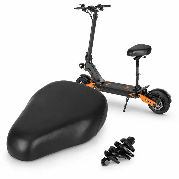 For KuKirin G2 Max Electric Scooter Seat Replacement Wide Padded Scooter Saddle Cushion(Black)