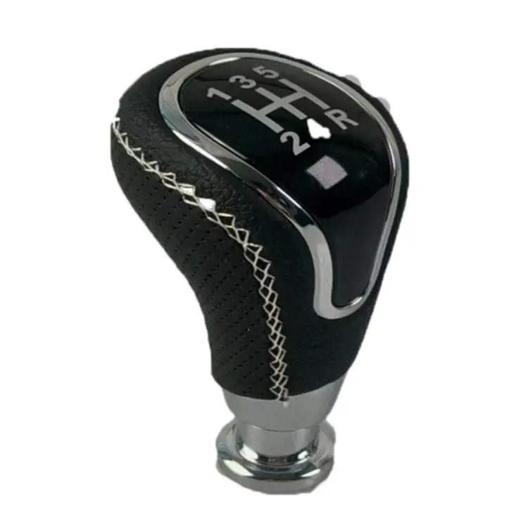 For LADA 12mm Round Socket Car Gear Shift Knob(Black)